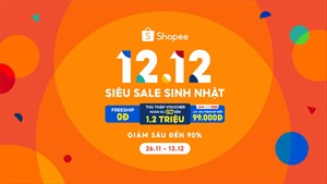 Shopee tôn vinh doanh nghiệp Việt tại sự kiện 12.12 Siêu Sale Sinh Nhật