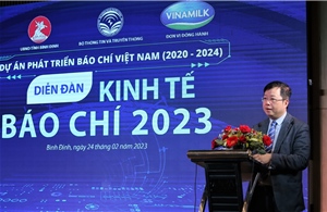 Dự án phát triển báo chí Việt Nam và Vinamilk tổ chức Diễn đàn Kinh tế báo chí 2023