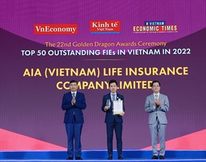 AIA Việt Nam nhận giải thưởng doanh nghiệp chuyển đổi số xuất sắc