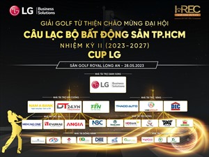 Giải golf từ thiện chào mừng đại hội Câu lạc bộ Bất động sản TP Hồ Chí Minh