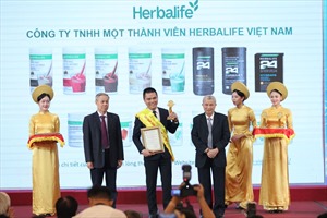 Herbalife Việt Nam đạt giải thưởng &#39;Sản phẩm Vàng vì sức khỏe cộng đồng năm 2023&#39;