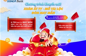 Xuân đến nhà, Lộc đến tay – Giao dịch ngay cùng DongA Bank