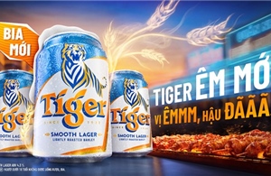 Tiger beer ra mắt Tiger êm mới - 'Vị êmmm, hậu đãaa...!'