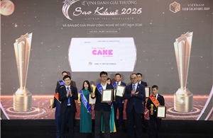 Ngân hàng số Cake được vinh danh tại Giải thưởng Sao Khuê 2026