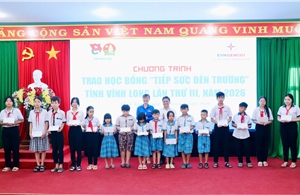 Công ty Nhiệt điện Duyên Hải chắp cánh tương lai từ những suất học bổng nghĩa tình