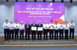 EVNHCMC và Becamex ký kết Quy chế phối hợp vận hành, đầu tư phát triển lưới điện
