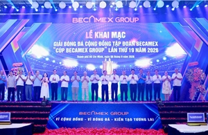 Becamex khai mạc giải bóng đá cộng đồng lần thứ XIX