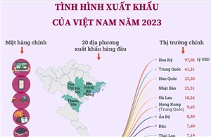 Tình hình xuất khẩu của Việt Nam năm 2023