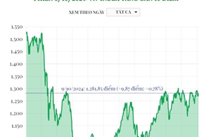 Phiên 9/10/2024: VN-Index tăng gần 10 điểm