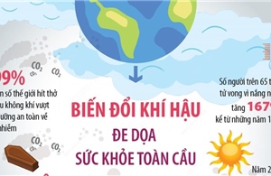 Biến đổi khí hậu đe dọa sức khỏe toàn cầu