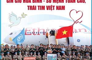 Gìn giữ hòa bình - Sứ mệnh toàn cầu, trái tim Việt Nam