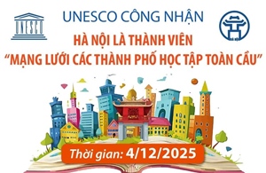 UNESCO công nhận Hà Nội là thành viên &#39;Mạng lưới các Thành phố học tập toàn cầu&#39;