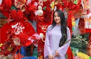 Rực rỡ sắc Xuân giữa lòng phố cổ Hà Nội