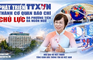 Phát triển TTXVN thành cơ quan báo chí chủ lực đa phương tiện, đa ngôn ngữ 