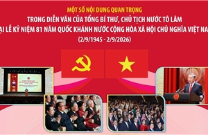 Một số nội dung quan trọng trong Diễn văn kỷ niệm 81 năm Quốc khánh