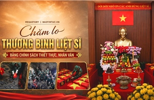 Chăm lo thương binh liệt sĩ bằng chính sách thiết thực, nhân văn