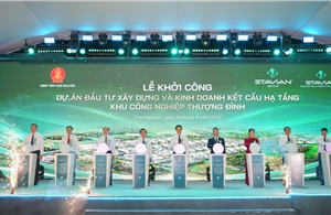 Stavian khởi công Dự án Đầu tư xây dựng hạ tầng Khu công nghiệp Thượng Đình