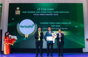 Herbalife Việt Nam lần thứ 7 nhận giải thưởng Trách nhiệm xã hội doanh nghiệp của AmCham 