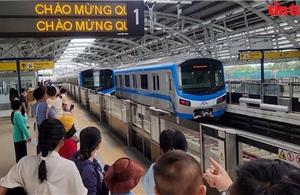 TP Hồ Chí Minh: Tàu metro Bến Thành - Suối Tiên sẽ giảm chuyến dịp Tết Nguyên đán