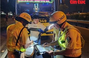 TP Hồ Chí Minh: Nhiều xe khách bị lập biên bản phạt tại cửa ngõ phía Đông