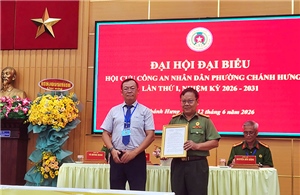 Đại hội đại biểu Hội Cựu Công an nhân dân phường Chánh Hưng lần thứ I thành công tốt đẹp
