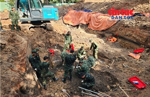 Quy tập thêm 10 bộ hài cốt liệt sĩ tại Công viên Lê Thị Riêng trong ngày 18/8