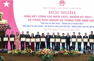 MVOT vinh dự nhận Bằng khen của Bộ Văn hóa, Thể thao và Du lịch