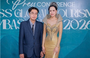 Hoa hậu Võ Thu Sương đảm nhận vai trò Giám đốc Quốc gia Miss Global Tourism Ambassador 2026 tại Việt Nam