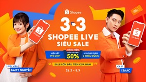 Shopee Live Siêu Sale - Sale lớn bùng nổ đầu năm 2024