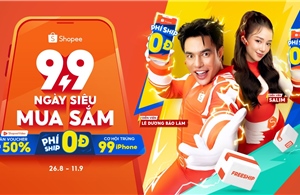 Shopee khởi động 9.9 Ngày siêu mua sắm