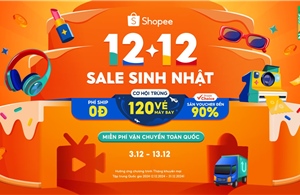 Shopee đón tuổi mới tưng bừng với ‘12.12 Sale Sinh Nhật’