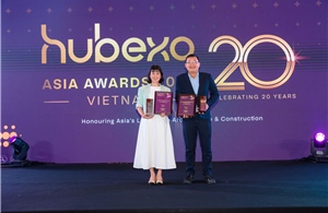 Coteccons tiếp tục ghi dấu ấn tại Hubexo Asia Awards 2025