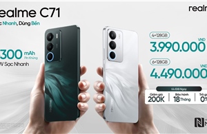 Điện thoại realme C71 - &#39;tân vương&#39; phân khúc phổ thông