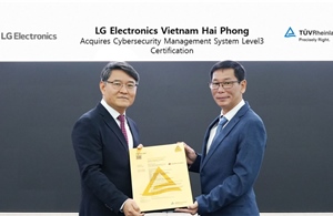 Nhà máy sản xuất linh kiện ô tô LG Electronics nhận chứng nhận an ninh mạng hàng đầu