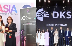 Coteccons và DKSH Việt Nam được vinh danh là ‘Nơi làm việc tốt nhất châu Á’