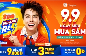 Shopee khởi động &#39;9.9 ngày siêu mua sắm’ thúc đẩy tăng trưởng mùa cuối năm