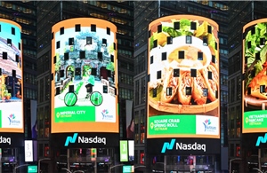 Grab tôn vinh di sản và ẩm thực Việt Nam tại Quảng trường Thời Đại, New York