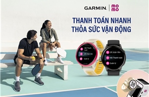 Garmin tích hợp MoMo mở rộng thanh toán một chạm trên đồng hồ thông minh