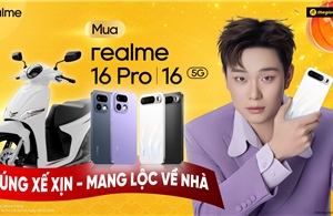 Mua realme 16 Pro và realme 16 5G có cơ hội trúng xế xịn