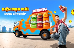 Mirinda công bố bộ nhận diện thương hiệu mới cá tính và trẻ trung