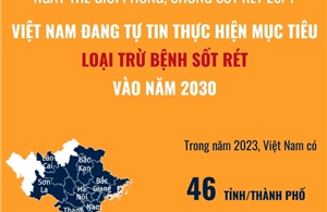  Việt Nam thực hiện mục tiêu loại trừ sốt rét vào năm 2030