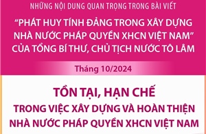 Tồn tại, hạn chế trong việc xây dựng và hoàn thiện Nhà nước pháp quyền XHCN Việt Nam