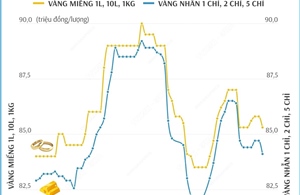 Giá vàng SJC sáng 2/12/2024