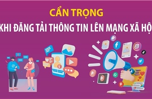 Cẩn trọng khi đăng tải thông tin lên mạng xã hội