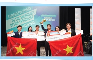 Đội tuyển Việt Nam giành Huy chương Vàng cuộc thi tin học văn phòng thế giới