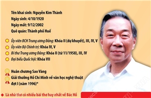 Nhà thơ Tố Hữu - cánh chim đầu đàn của nền văn nghệ cách mạng Việt Nam