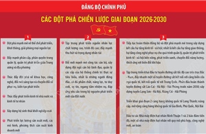 Đảng bộ Chính phủ: Các đột phá chiến lược giai đoạn 2026-2030