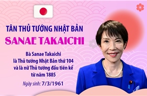 Tân Thủ tướng Nhật Bản Sanae Takaichi