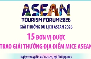 15 đơn vị được trao giải thưởng Địa điểm MICE ASEAN