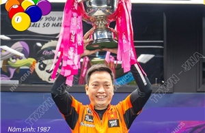 Cơ thủ Dương Quốc Hoàng vô địch Giải Pool 9 bi Premier League Pool 2026
